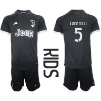 Camiseta Juventus Manuel Locatelli #5 Tercera Equipación para niños 2023-24 manga corta (+ pantalones cortos)